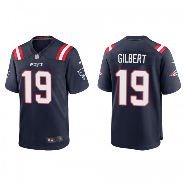Men's New England Patriots Garrett Gilbert Navy Ga...