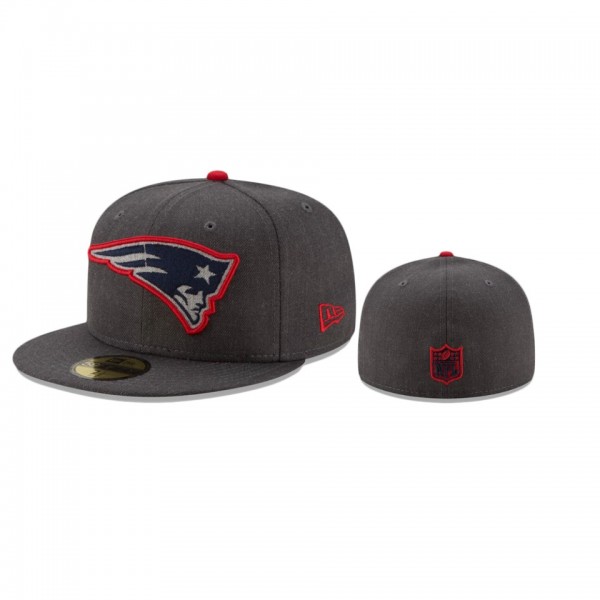 New England Patriots Heathered Charcoal Pop 59FIFT...
