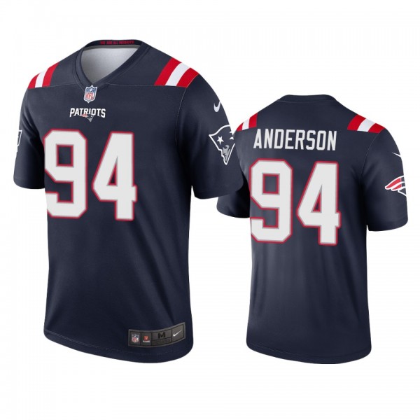 New England Patriots Henry Anderson Navy Legend Je...