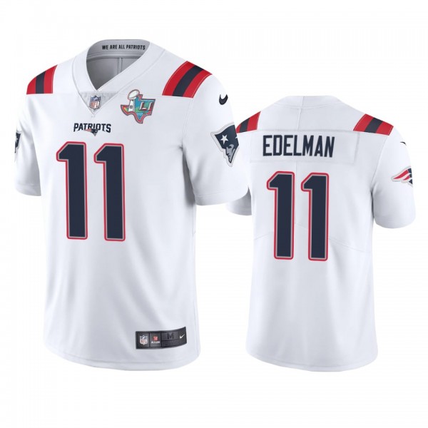 New England Patriots Julian Edelman White Super Bo...