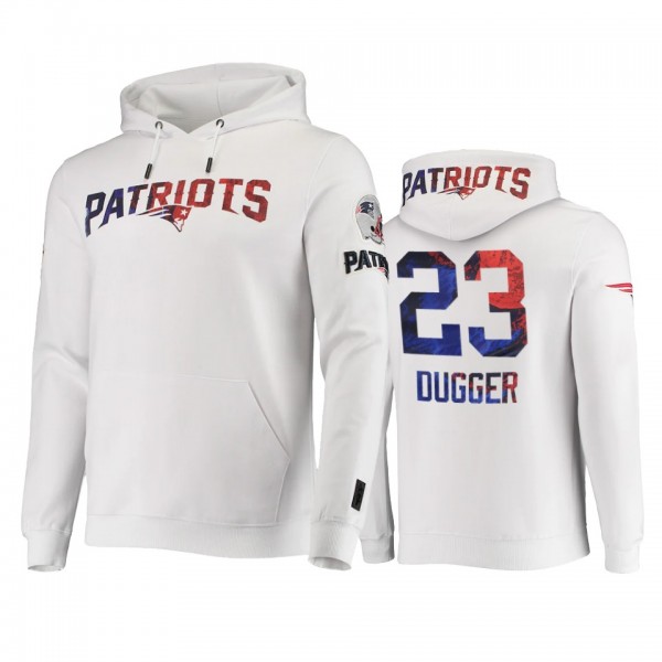 New England Patriots Kyle Dugger White Americana P...