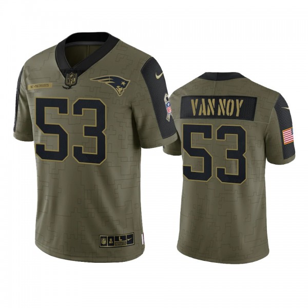New England Patriots Kyle Van Noy Olive 2021 Salut...
