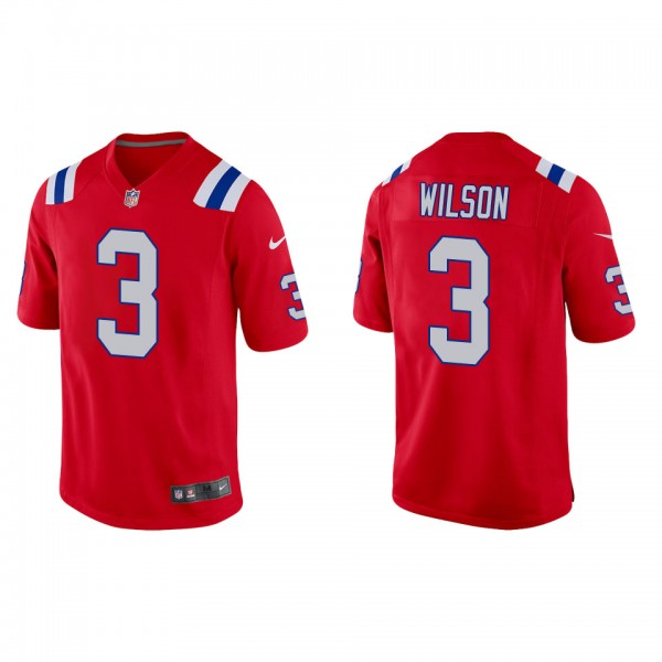 Men's New England Patriots Mack Wilson Red Alterna...