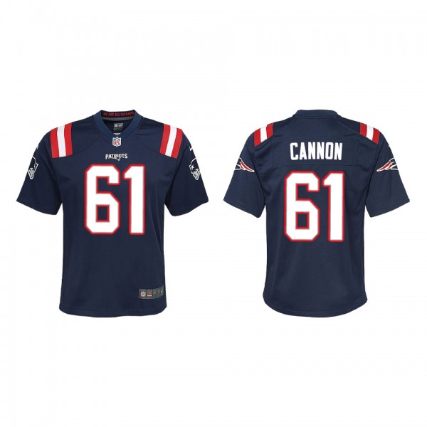Youth New England Patriots Marcus Cannon Navy Game...