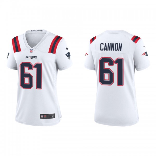 Women's New England Patriots Marcus Cannon White G...