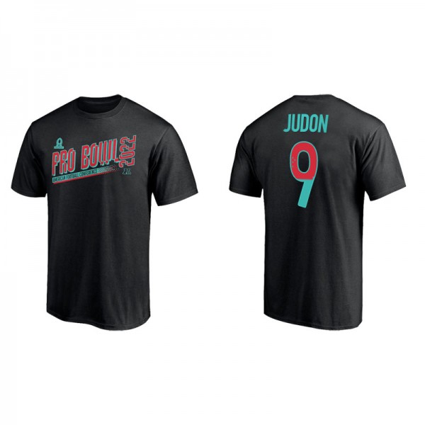 Men's New England Patriots Matt Judon Black 2022 AFC Pro Bowl T-Shirt