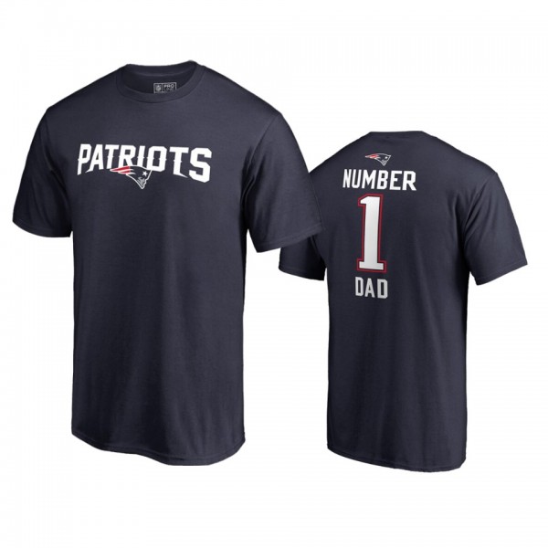 New England Patriots Navy 2019 Father's Day #1 Dad...