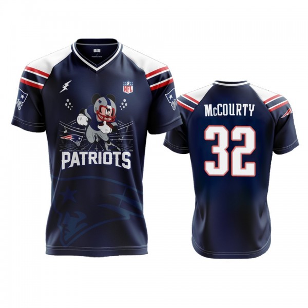 New England Patriots Devin McCourty Navy Mickey 20...