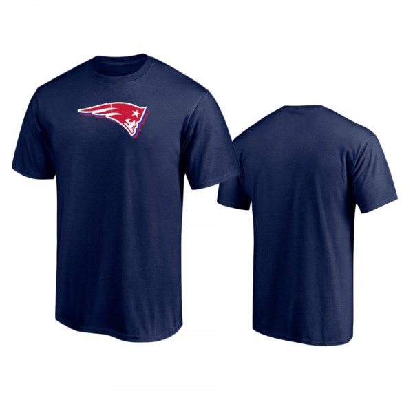 New England Patriots Navy Red White and Team T-Shi...