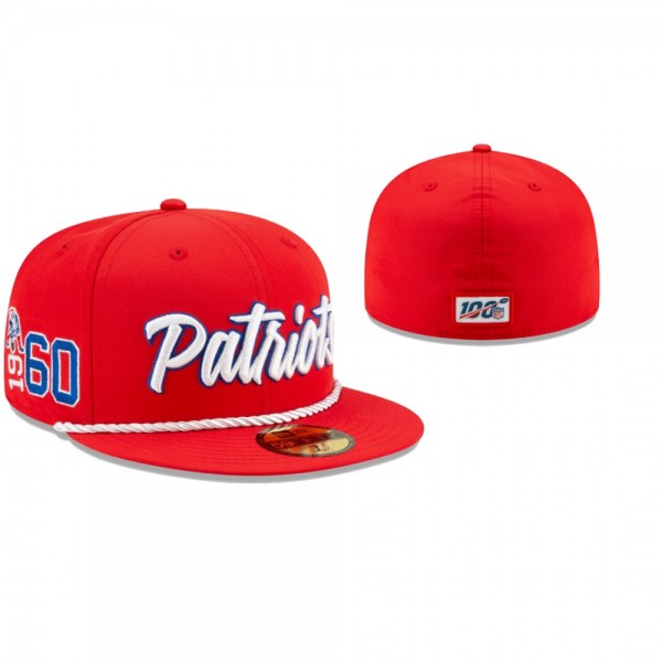 New England Patriots Red 2019 NFL Sideline Home 19...