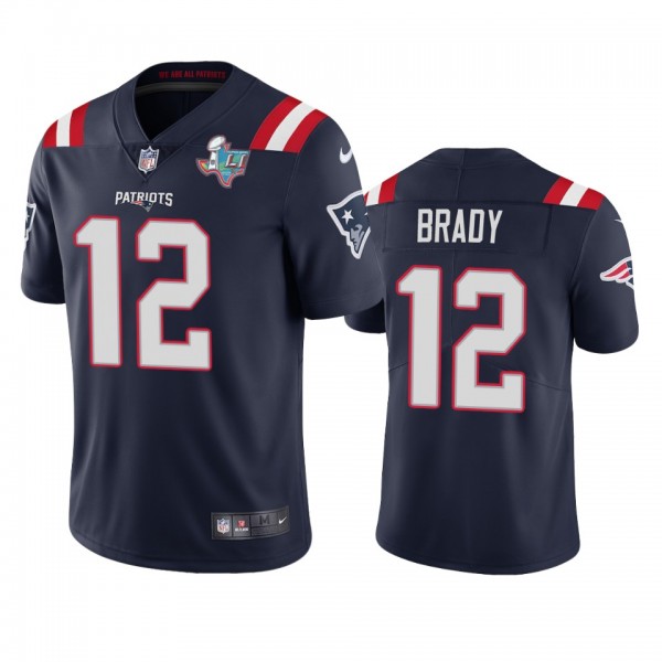 New England Patriots Tom Brady Navy Super Bowl LI ...