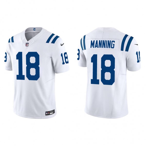 Men's Indianapolis Colts Peyton Manning White Vapo...