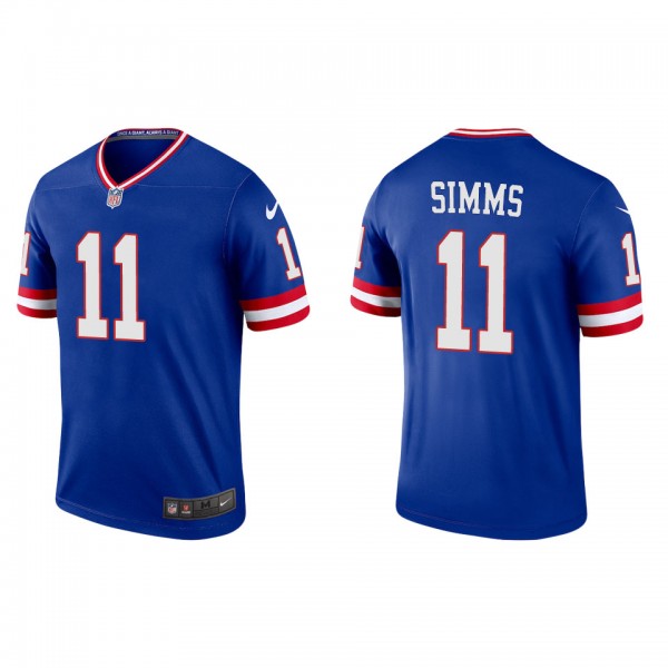 Phil Simms Giants Royal Classic Player Legend Jers...