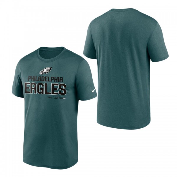Men's Philadelphia Eagles Nike Midnight Green Legend Community Performance T-Shirt