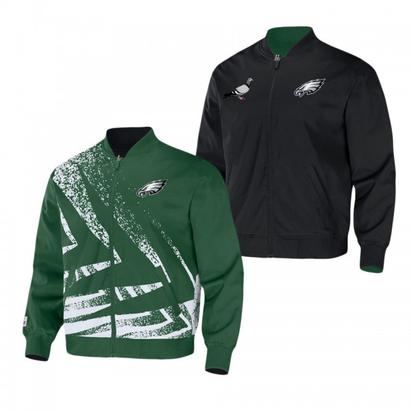 Men's Philadelphia Eagles NFL x Staple Green Reversible Core Jacket
