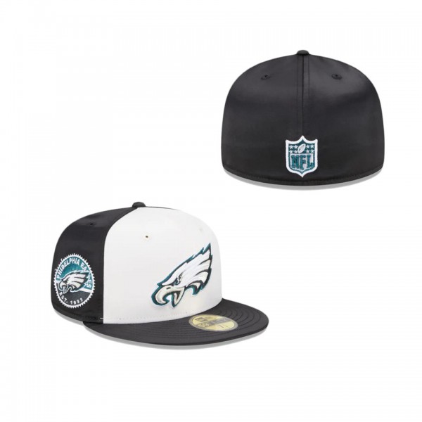Philadelphia Eagles Throwback Satin 59FIFTY Fitted...