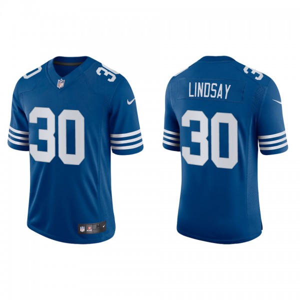 Men's Indianapolis Colts Phillip Lindsay Royal Alt...