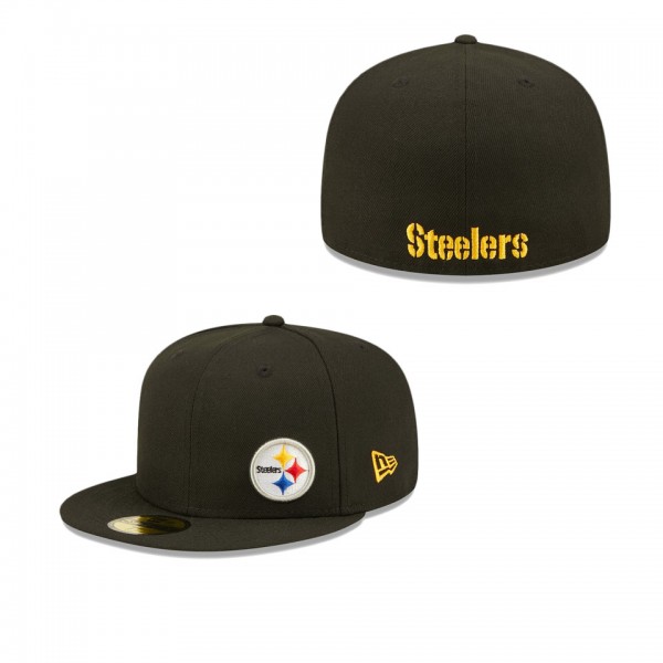 Men's Pittsburgh Steelers Black Flawless 59FIFTY F...