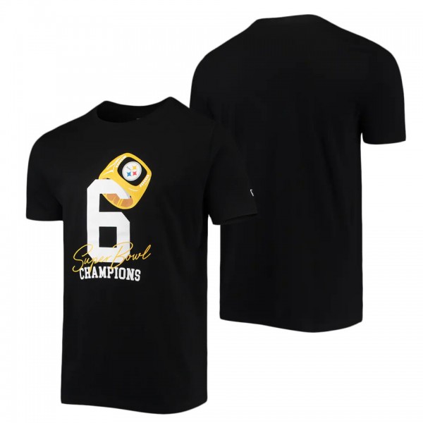 Pittsburgh Steelers Black Local Count the Rings T-...
