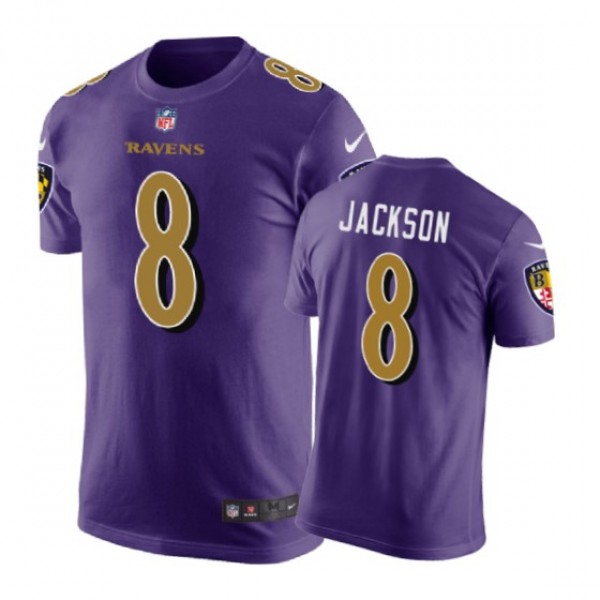Baltimore Ravens #8 Lamar Jackson Color Rush Nike ...