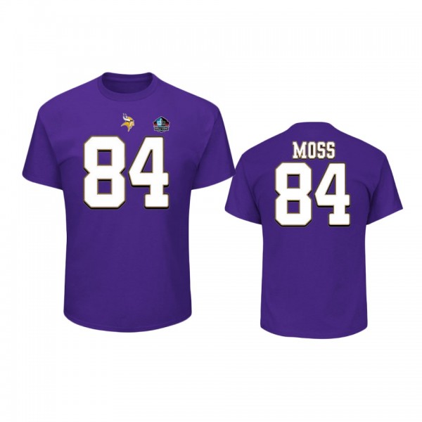 Minnesota Vikings #84 Randy Moss Purple Hall of Fa...