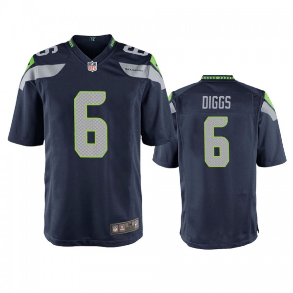 Seattle Seahawks Quandre Diggs College Navy Game J...