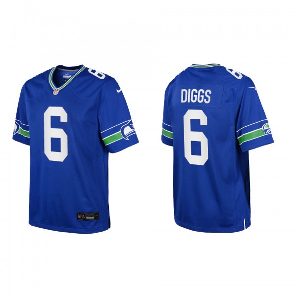Quandre Diggs Youth Seattle Seahawks Royal Throwba...