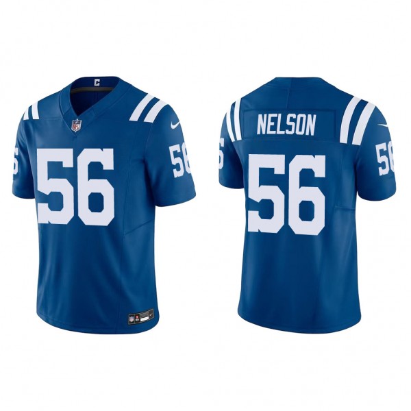 Men's Indianapolis Colts Quenton Nelson Royal Vapor F.U.S.E. Limited Jersey