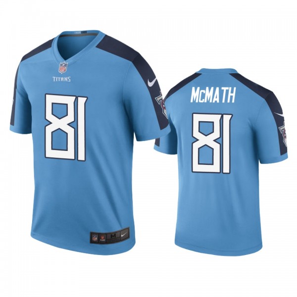 Tennessee Titans Racey McMath Light Blue Color Rus...