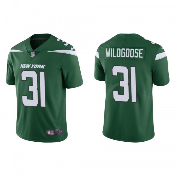 Men's New York Jets Rachad Wildgoose Green Vapor L...