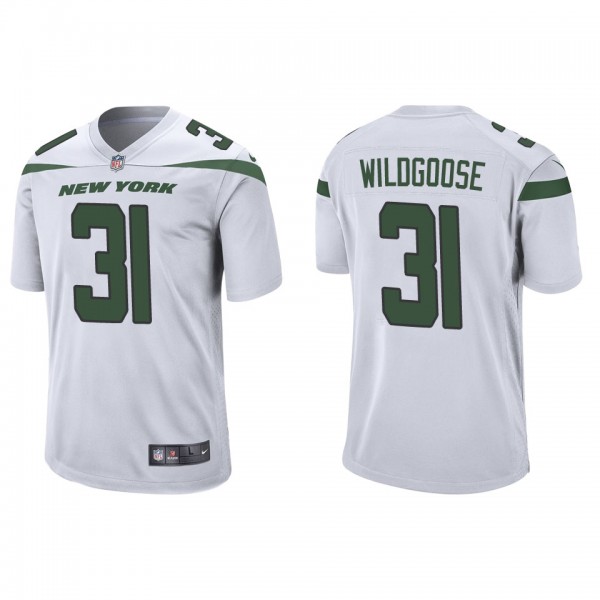 Men's New York Jets Rachad Wildgoose White Game Jersey