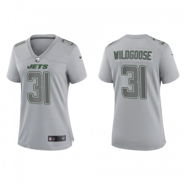 Rachad Wildgoose Women's New York Jets Gray Atmosp...