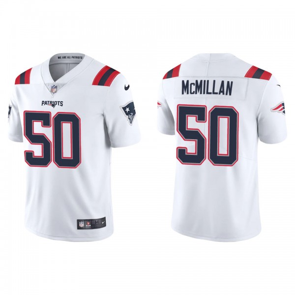 Men's New England Patriots Raekwon McMillan White Vapor Limited Jersey
