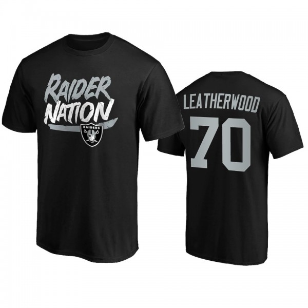 Las Vegas Raiders Alex Leatherwood Black Hometown Nation T-Shirt