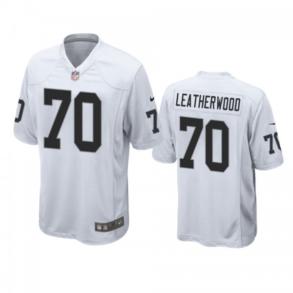 Las Vegas Raiders Alex Leatherwood White 2021 NFL ...