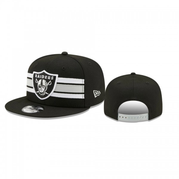 Las Vegas Raiders Black Strike 9FIFTY Snapback Hat