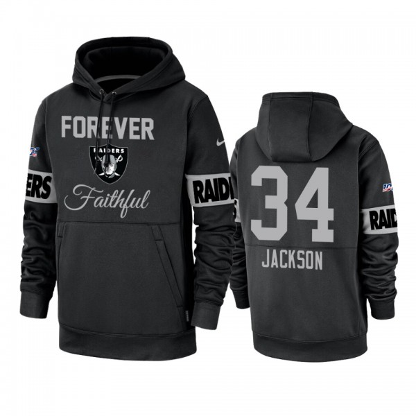 Oakland Raiders Bo Jackson Black Forever Faithful ...