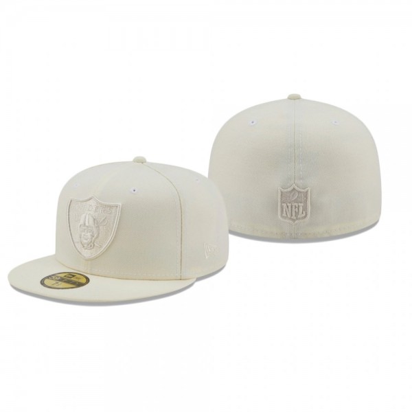 Las Vegas Raiders Cream Color Pack 59FIFTY Hat