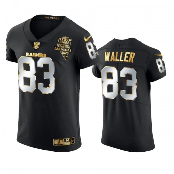 Las Vegas Raiders Darren Waller Black 2020-21 Gold...