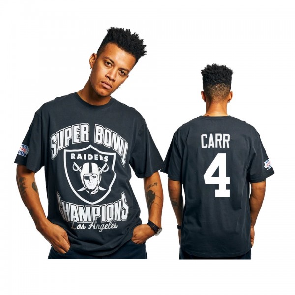 Las Vegas Raiders Derek Carr Black Super Bowl Cham...