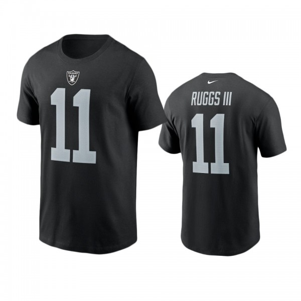 Men's Las Vegas Raiders Henry Ruggs Black Name & Number T-Shirt