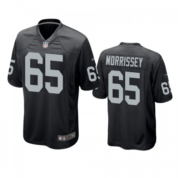 Las Vegas Raiders Jimmy Morrissey Black Game Jerse...