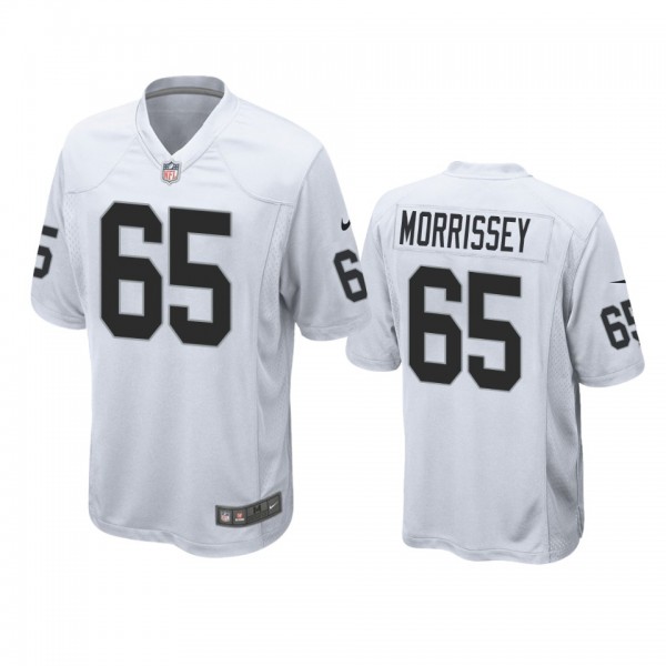 Las Vegas Raiders Jimmy Morrissey White Game Jerse...