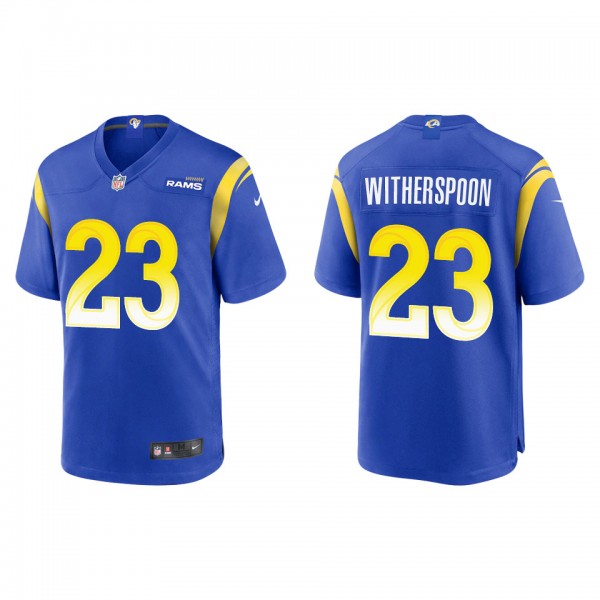 Men's Los Angeles Rams Ahkello Witherspoon Royal G...