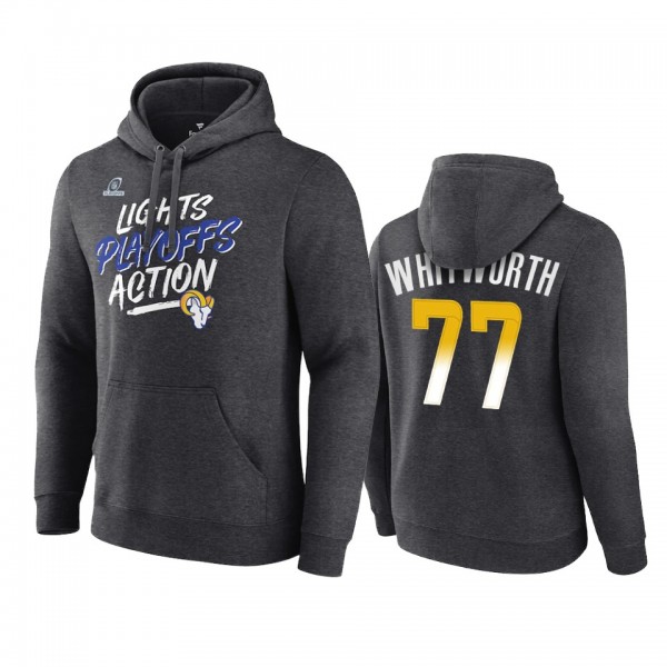 Los Angeles Rams Andrew Whitworth Charcoal 2021 NF...