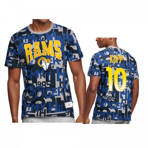Los Angeles Rams Cooper Kupp Royal All Over Print T-Shirt