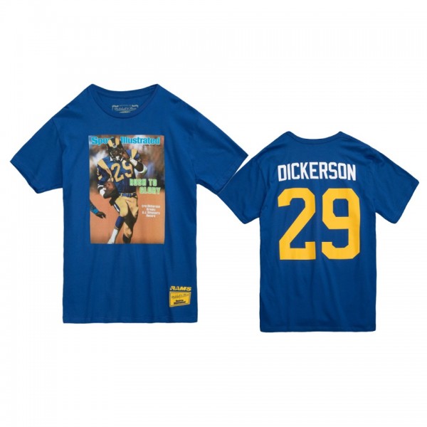 Los Angeles Rams Eric Dickerson Royal Throwback Pl...