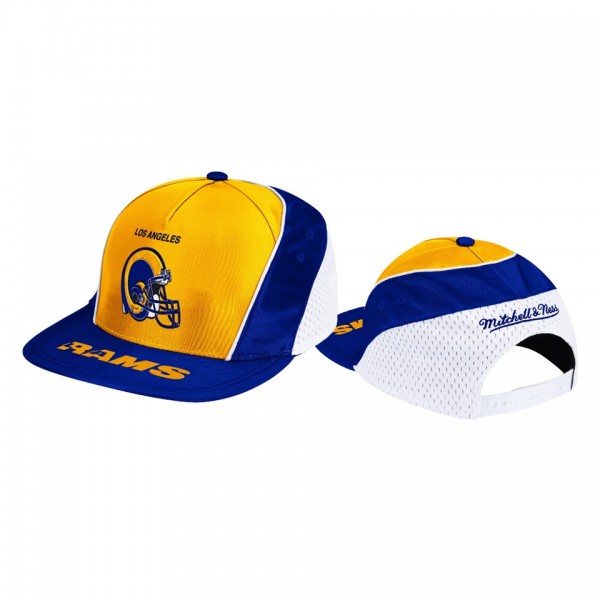 Los Angeles Rams Gold Retro Team Logo Snapback Hat