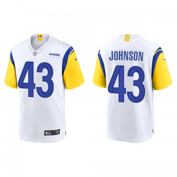 Men's Los Angeles Rams John Johnson White Alternat...