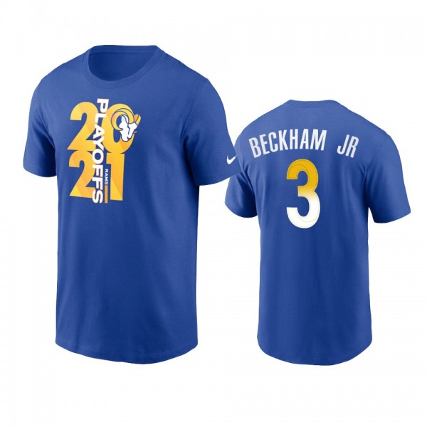 Los Angeles Rams Odell Beckham Jr. Royal 2021 NFL ...